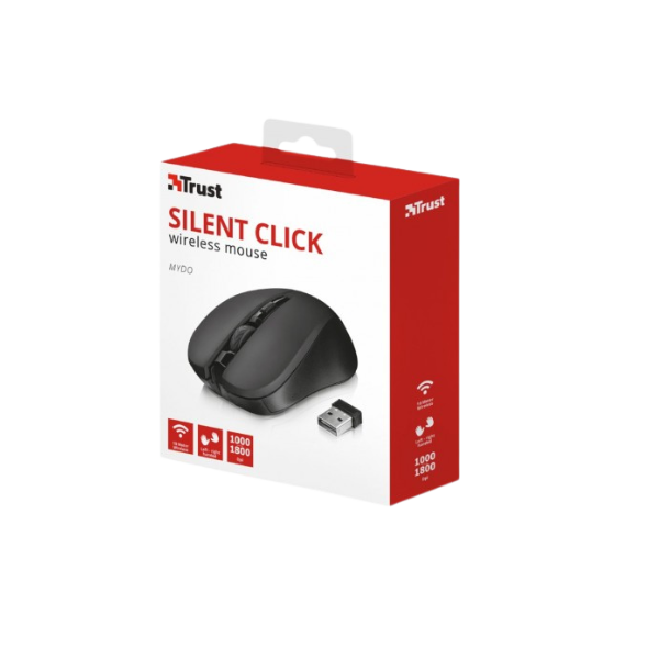MOUSE TRUST MYDO SILENT WIRELESS BLACK