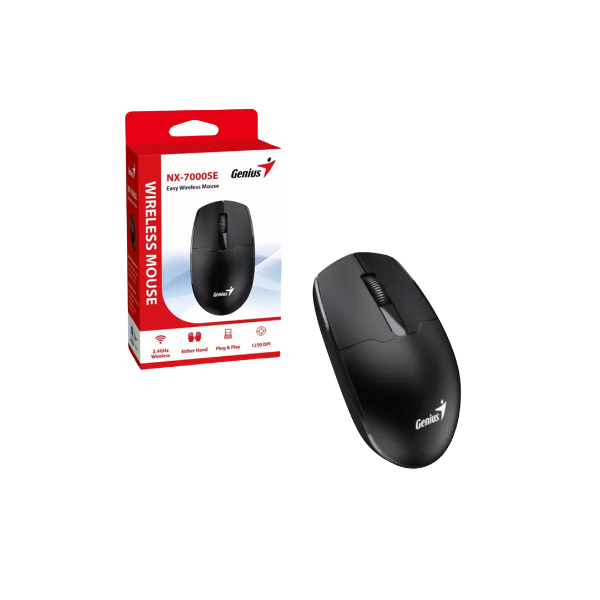 MOUSE GENIUS NX-7000X BLACK WIRELESS