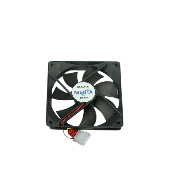FAN 120X120X25MM BUJE 1200RPM 12V. 4 PINES MOLEX NSFAN120