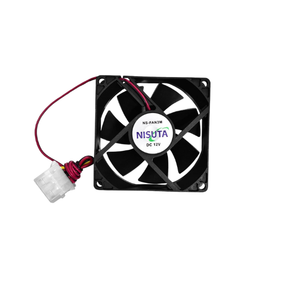 FAN 80X80X25 MM 12V. 4 PINES MOLEX. A BUJE NSFAN3M
