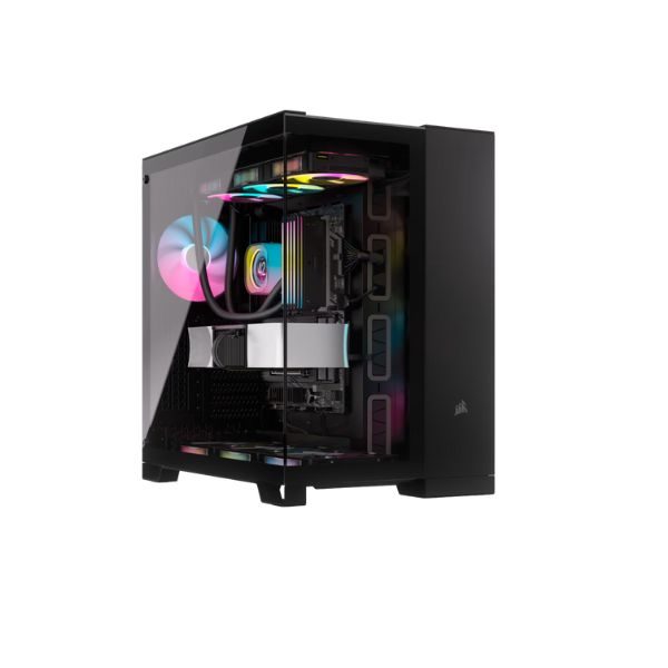 GABINETE CORSAIR 6500X MID-TOWER TGICUE RGB FAN X3 BLACK