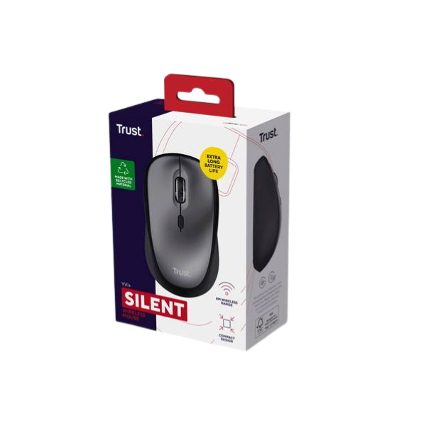 MOUSE TRUST YVI WIRELESS ECO BLACK