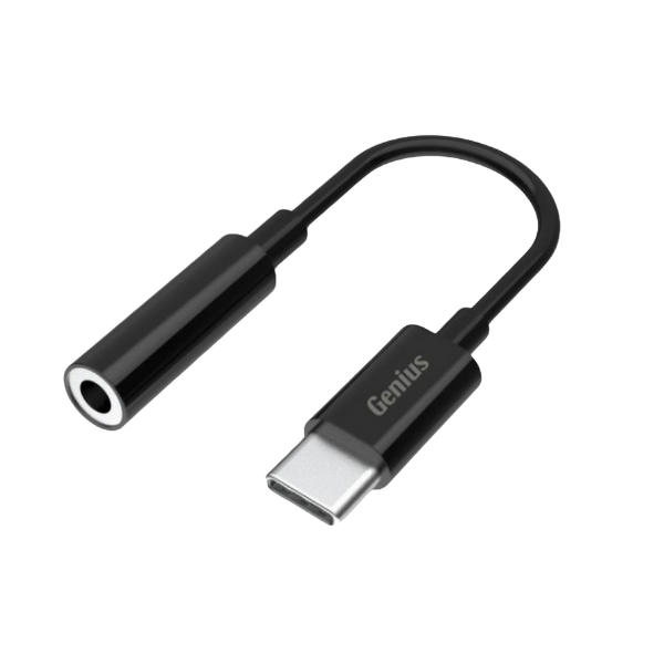 ADAPTADOR GENIUS AUDIO USB-C MINIPLUG 3.5MM