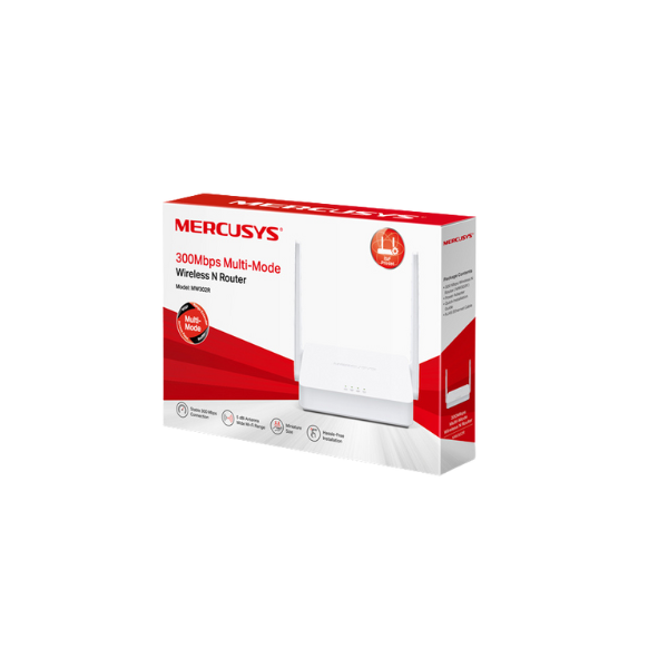 ROUTER WIFI MERCUSYS 300MBPS 2 ANT MW302R