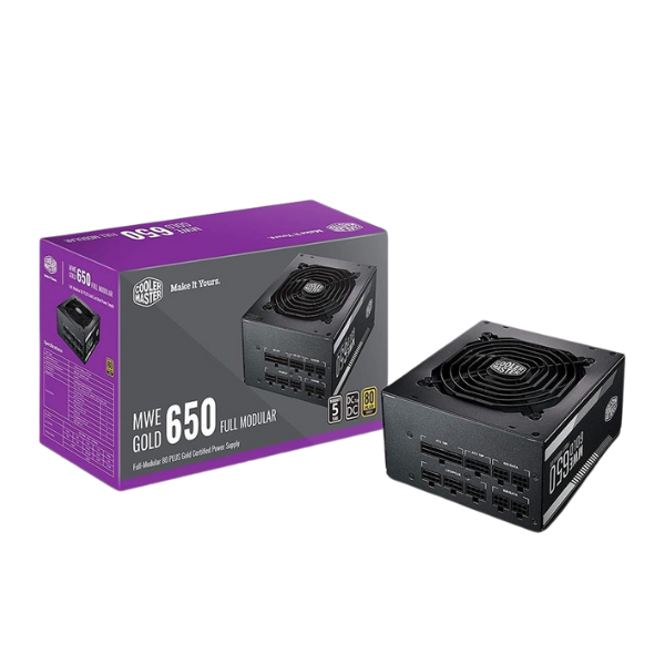 FUENTE COOLERMASTER 650W V2 GOLD 80+