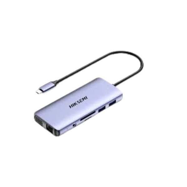 HUB HIKSEMI 11EN1 USB TYPE C RJ45 HDMI SD USB 3.0 X2 USB 2.0 X2