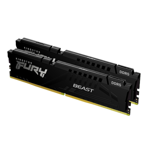 MEMORIA KINGSTON 8GB DDR5 5200MHZ FURY BEAST RGB BLACK