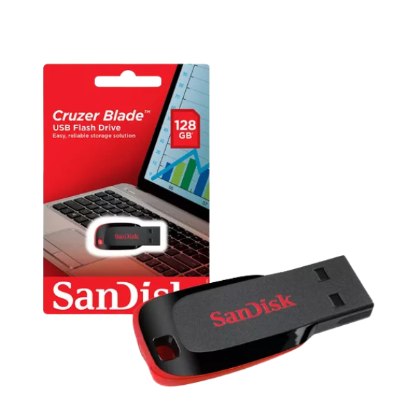 PEN DRIVE SANDISK CRUZER BLADE 128GB