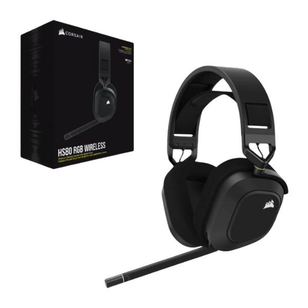 AURICULAR CORSAIR HS80 RGB WIRELESS CARBON