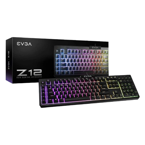 TECLADO EVGA Z12 MEMBRANA 100% RGB SP