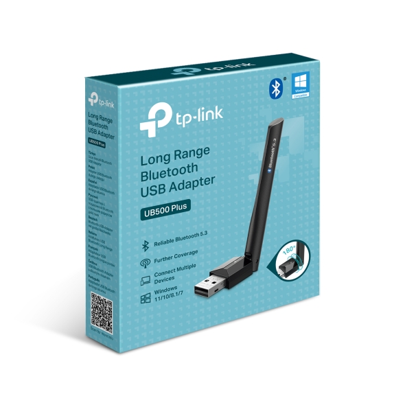 ADAPTADOR USB TP-LINK UB500+ BLUETOOTH 5.0 LARGO ALCANCE