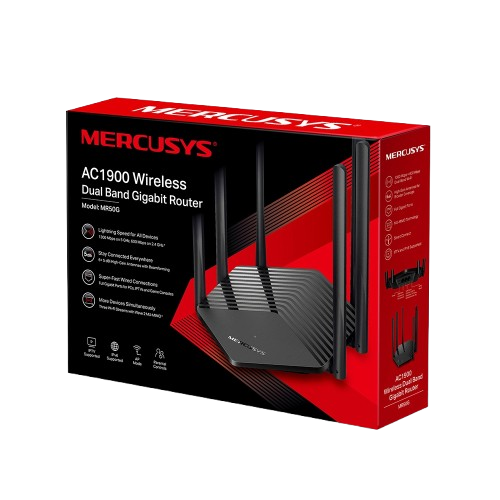 ROUTER MERCUSYS MR50G AC1900 GIGABIT 6ANT
