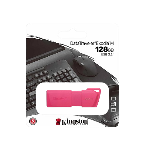 PEN DRIVE KINGSTON 128GB USB 3.2 DTX ROSA