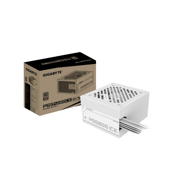 FUENTE GIGABYTE 550W ICE 80 PLUS SILVER ATX 3.0 WHITE