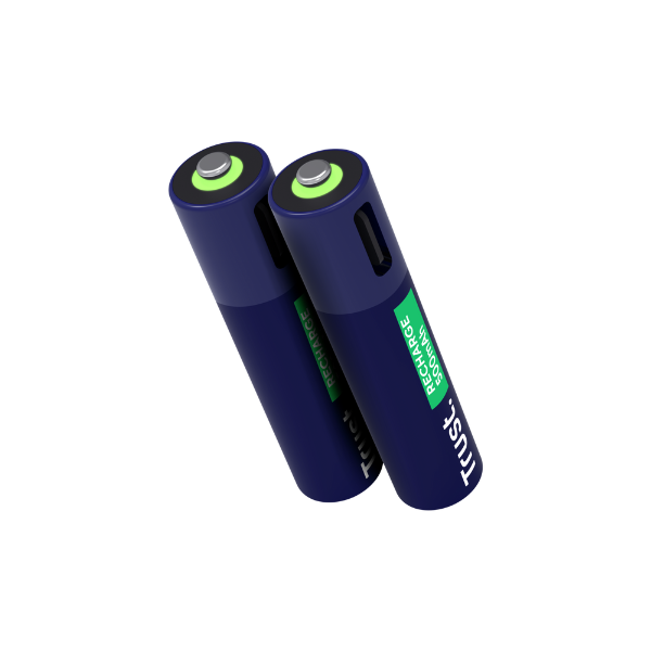PILAS TRUST RECARGABLES AA USB-C X2