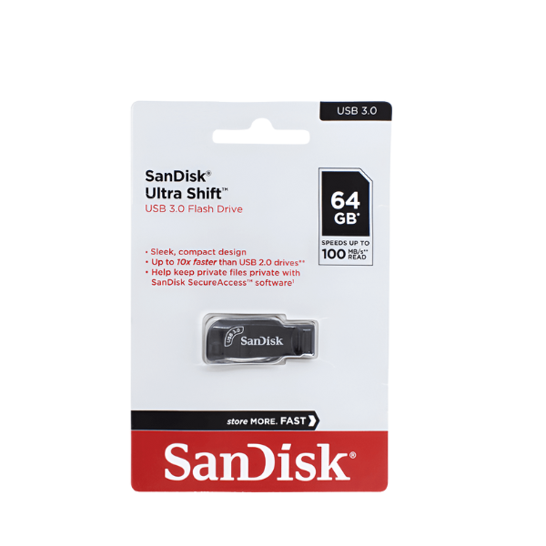 PEN DRIVE 64GB SANDISK ULTRA SHIFT USB3