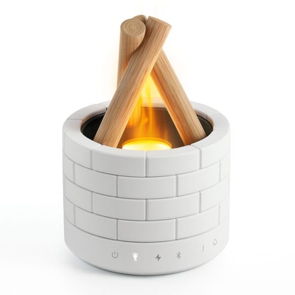 HUMIDIFICADOR AROMATIZANTE LLAMA SIMULADA A PILA