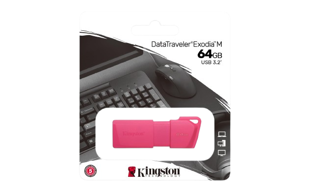 PEN DRIVE KINGSTON 64GB USB 3.2 DTX ROSA