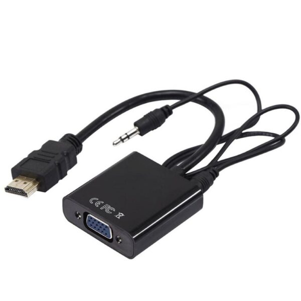 ADAPTADOR KELYX HDMI A VGA 1080P C/AUDIO