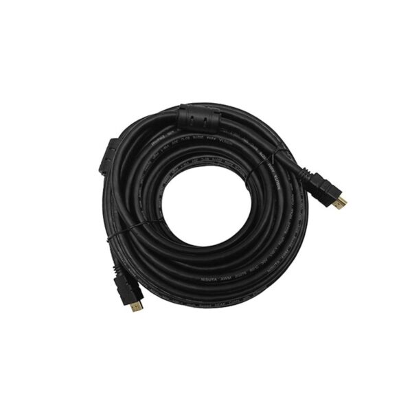 CABLE HDMI 10M DORADO V2.0 CON FILTROS 2160P 4K NSCAHDMI10