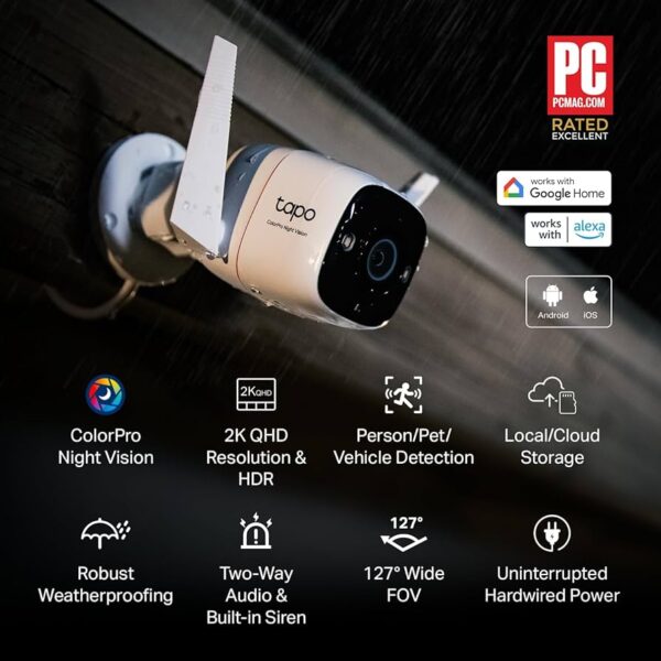 CAMARA IP TP-LINK TAPO C325WB 2K