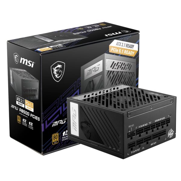 FUENTE MSI MPG A1000G 1000W 80+ GOLD FULL MODULAR PCIE 5.1 ATX 3.1