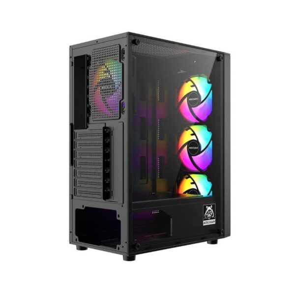 GABINETE ARKHAM MEL X4 FAN ARGB ATX