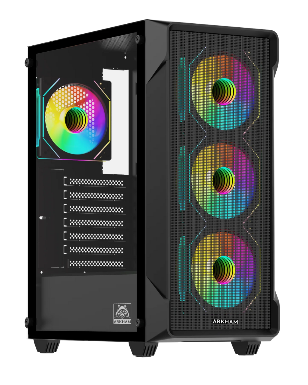 GABINETE ARKHAM VORUS X4 FAN ARGB ATX