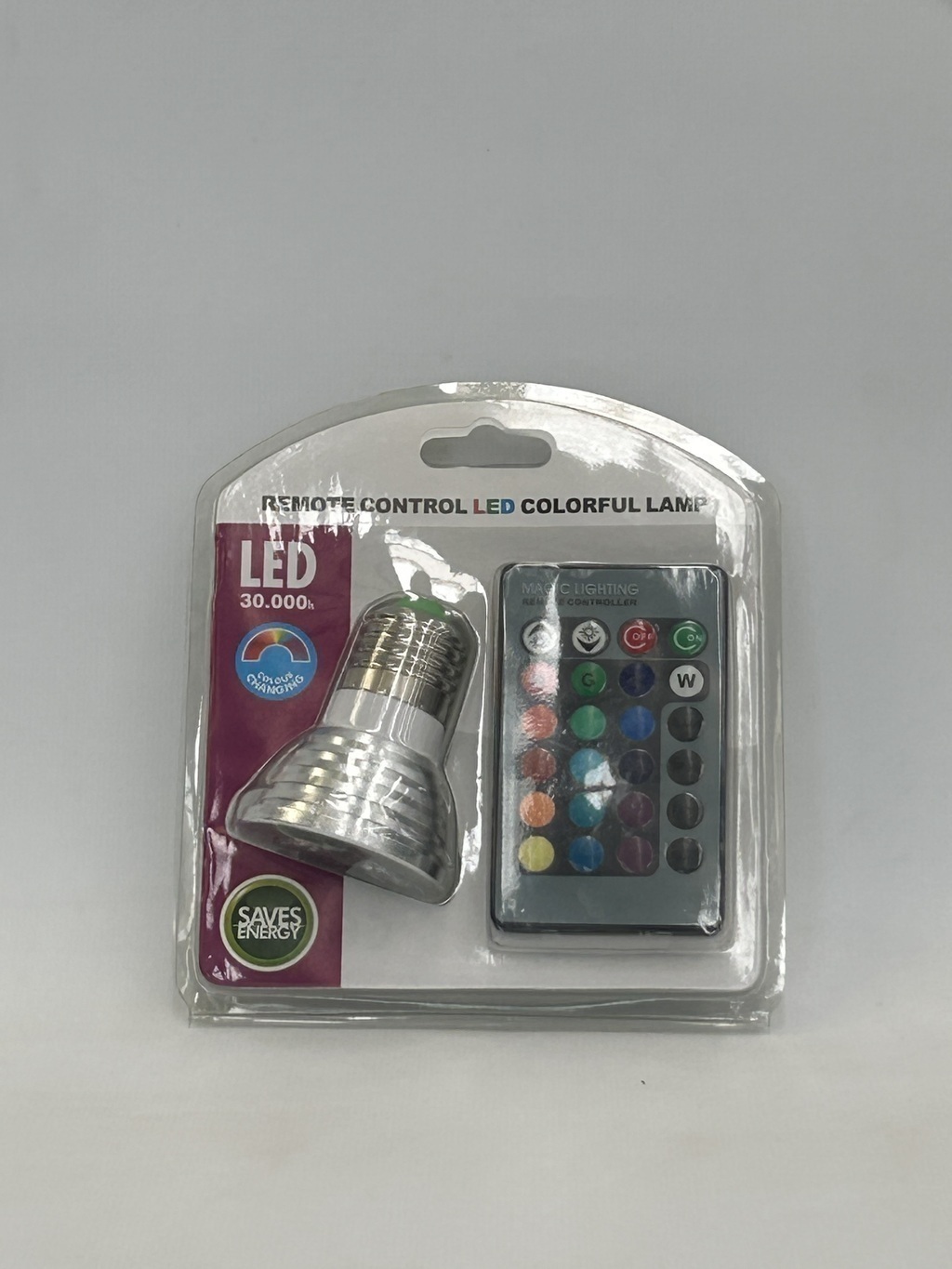 FOCO RGB CON CONTROL REMOTO