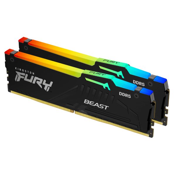 MEMORIA KIGNSTON 16GB DDR5 5600MHZ FURY RGB