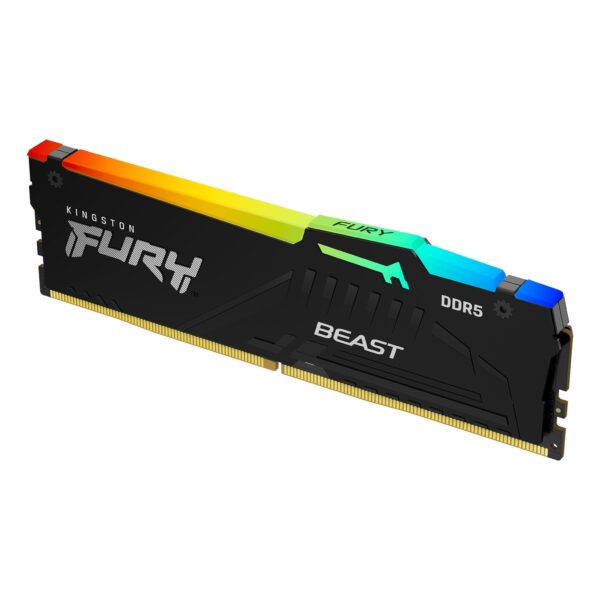 MEMORIA KIGNSTON 32GB DDR5 5600MHZ 2X16GB FURY BEAST RGB