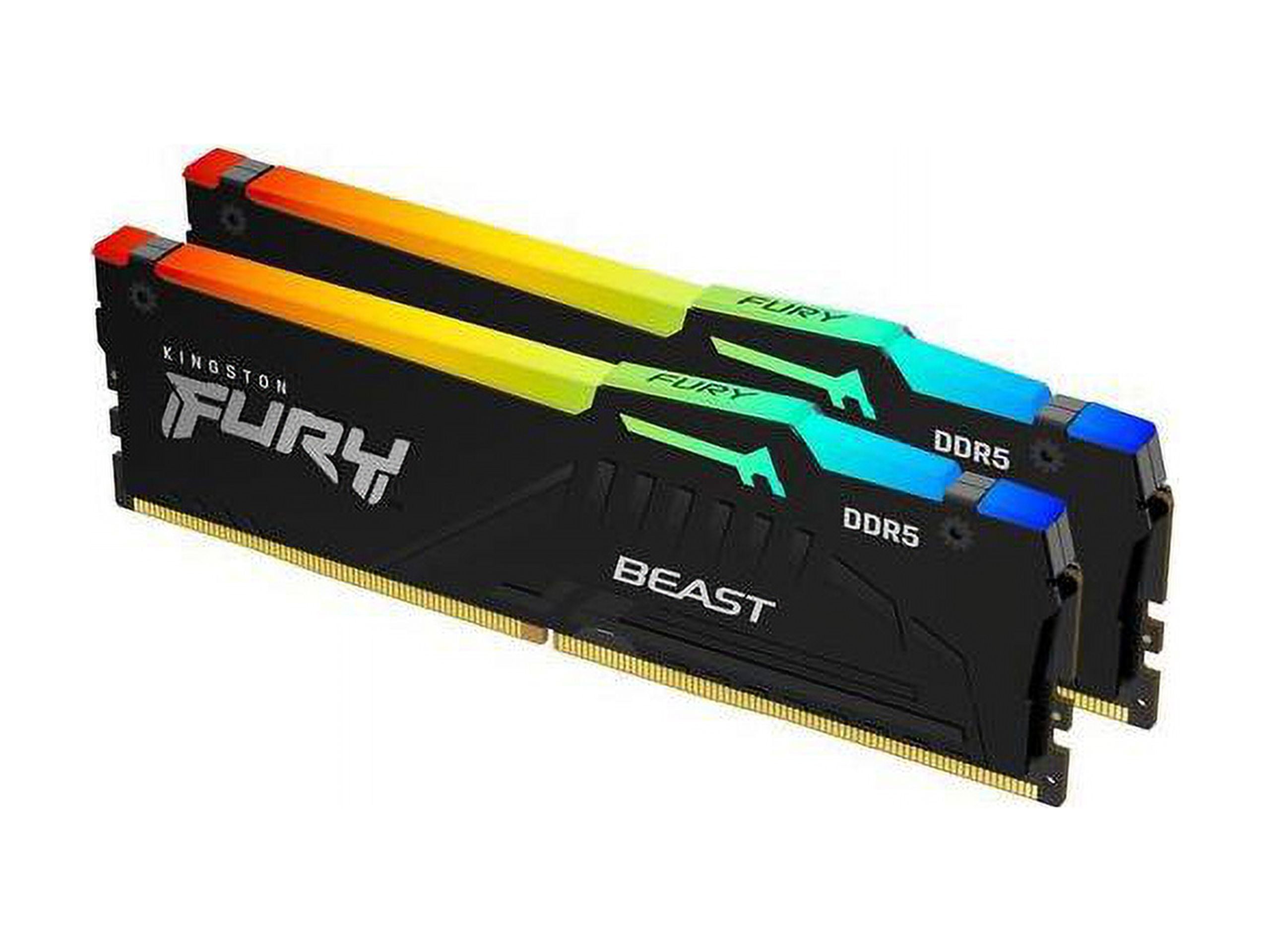 MEMORIA KINGSTON 16GB DDR5 5200MHZ FURY BEAST RGB