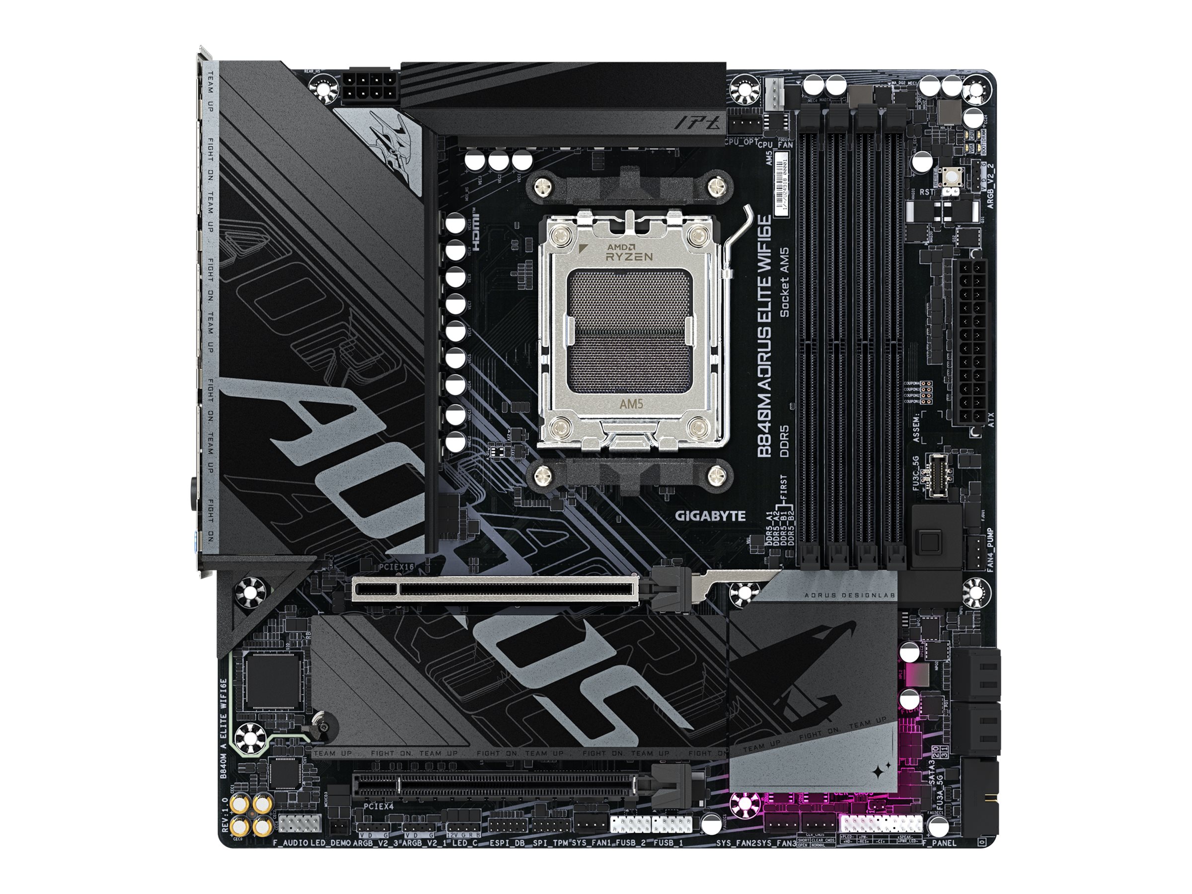 MOTHERBOARD GIGABYTE B840M A ELITE WIFI 6E 1.0