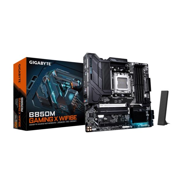 MOTHERBOARD GIGABYTE B850M GAMING X AM5 WIFI6E DDR5 BOX