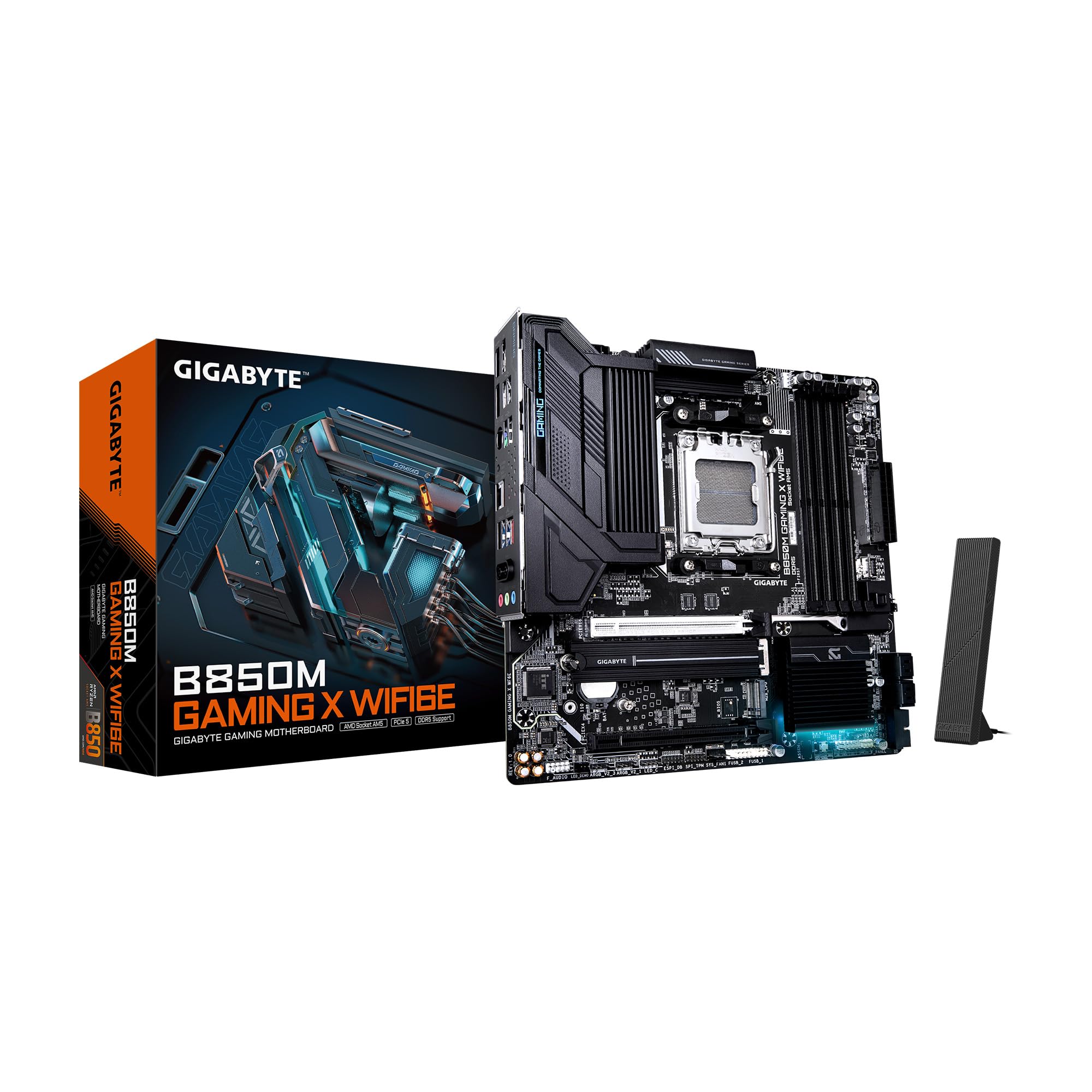 MOTHERBOARD GIGABYTE B850M GAMING X AM5 WIFI6E DDR5 BOX