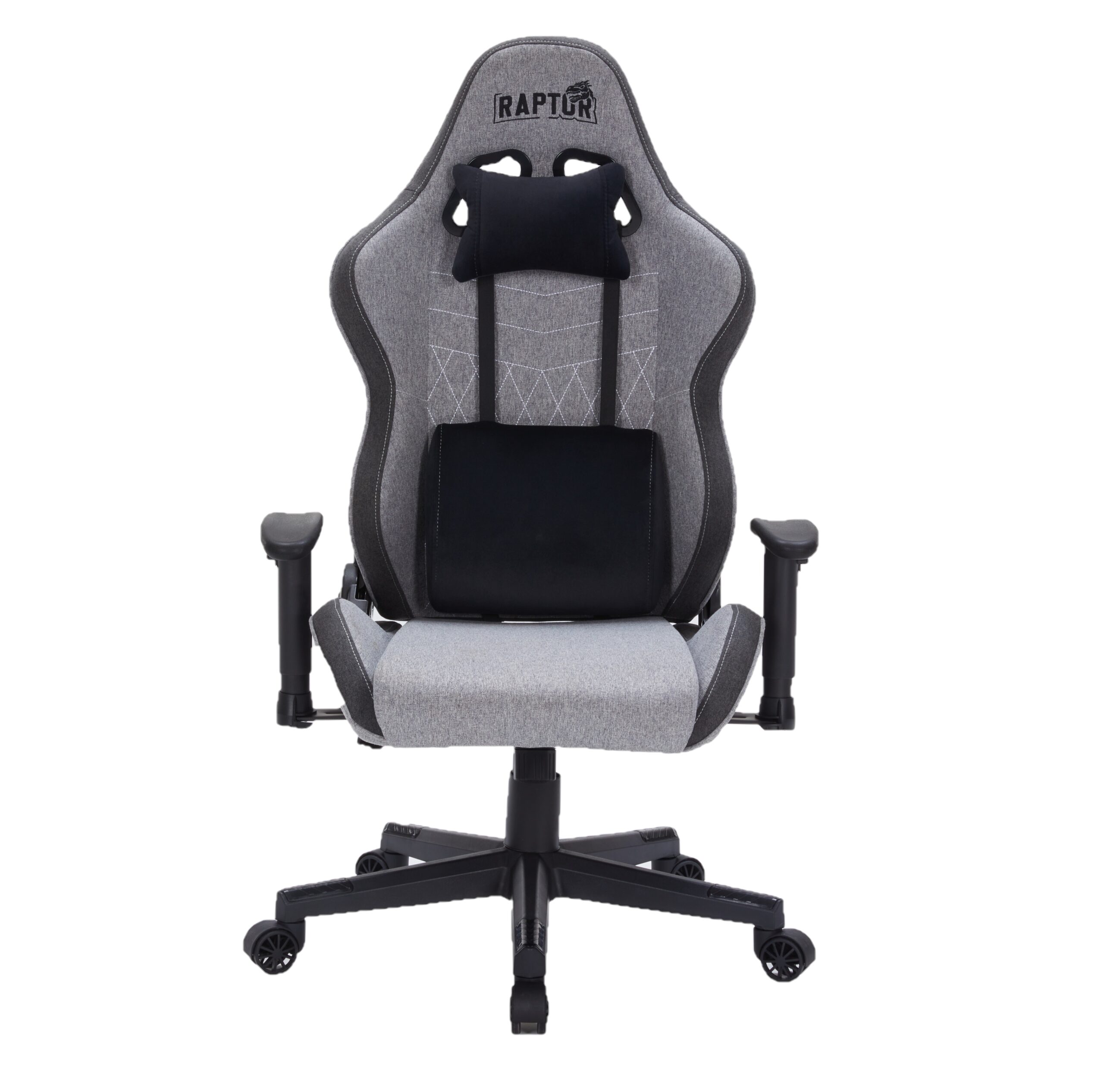 SILLA GAMER RAPTOR THRONE R1 TELA GRIS