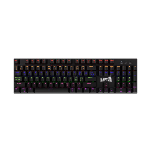 TECLADO RAPTOR M104 MECANICO SWITCH RED 100%