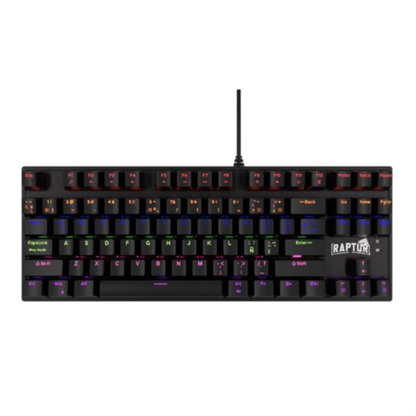 TECLADO RAPTOR M87 MECANICO SWITCH RED 80%