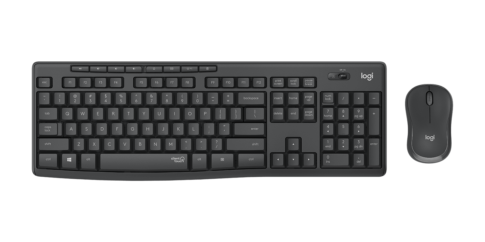 TECLADO Y MOUSE LOGITECH MK295 INALAMBRICO SILENT