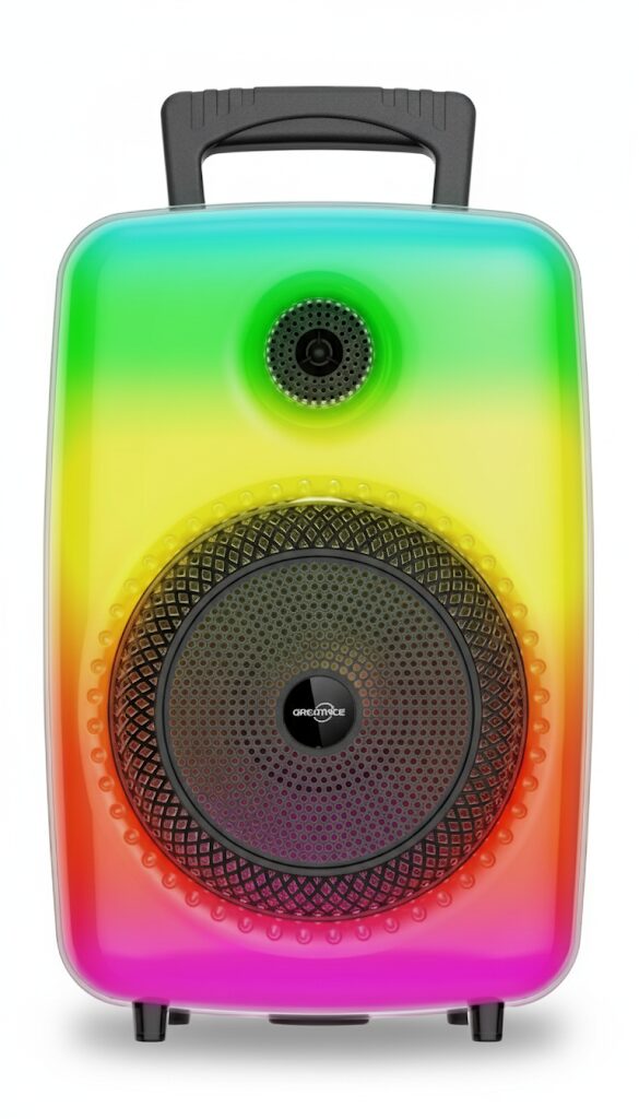 PARLANTE 8″ GTS-1802 c/ microfono