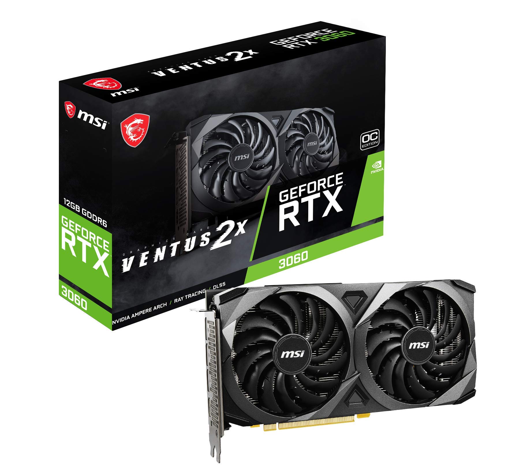 VGA MSI RTX 3060 VENTUS X2 12GB OC