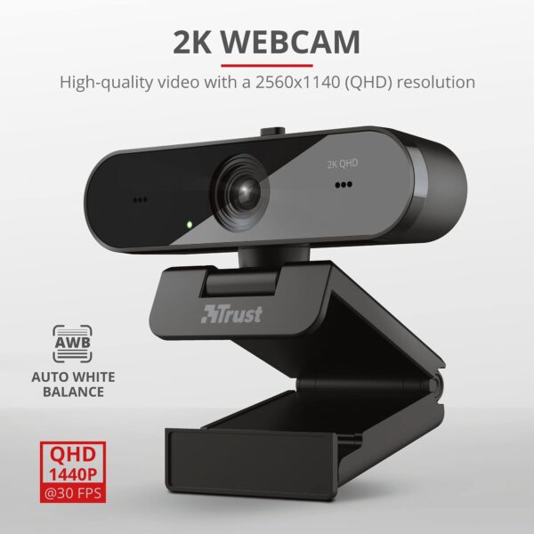 WEBCAM TRUST TAXON QHD 1440P 30FPS